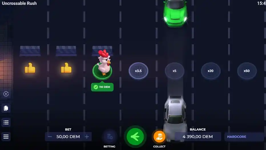 Uncrossable Rush sur mobile et compatibilité