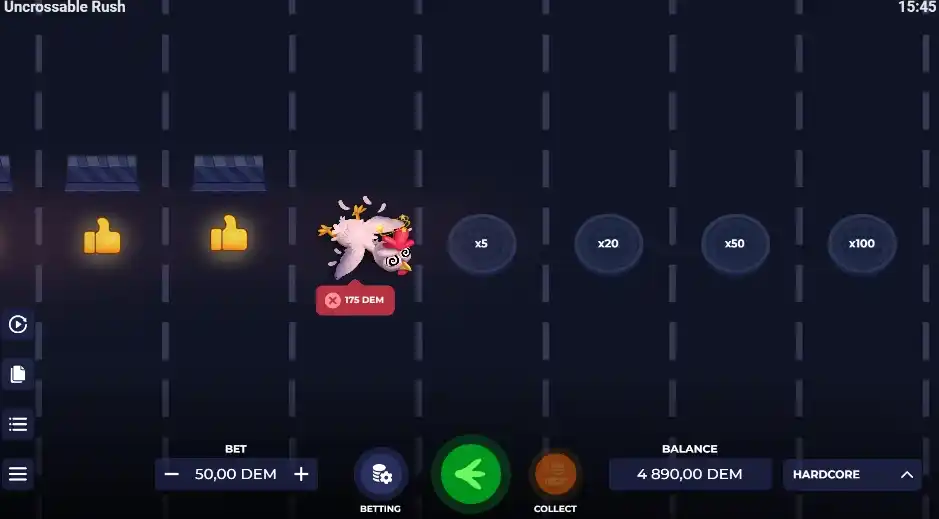 Où jouer à Uncrossable Rush avec de l'argent réel ?